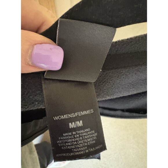 North Face Womens Jacket Medium Polartec Black Full Zip Fleece - Picture 4 of 9